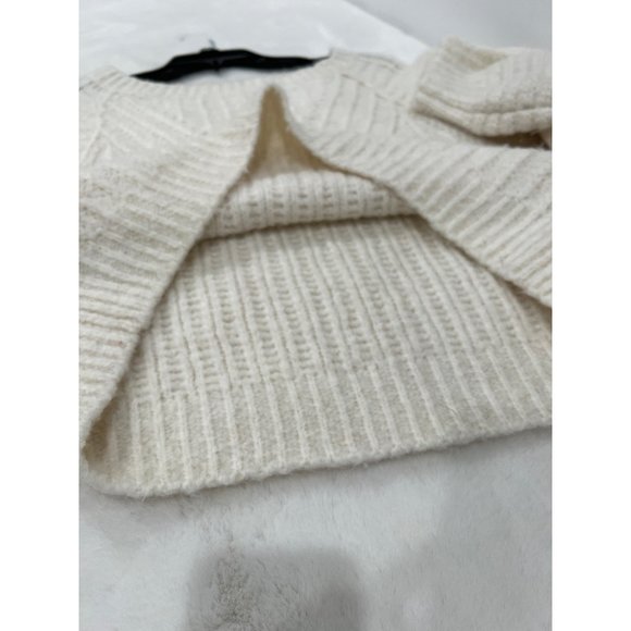 Free People Size S Carter Pullover Sweater Color Ivory MSRP $98 - Picture 9 of 13